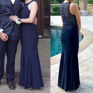 Navy Prom Dress